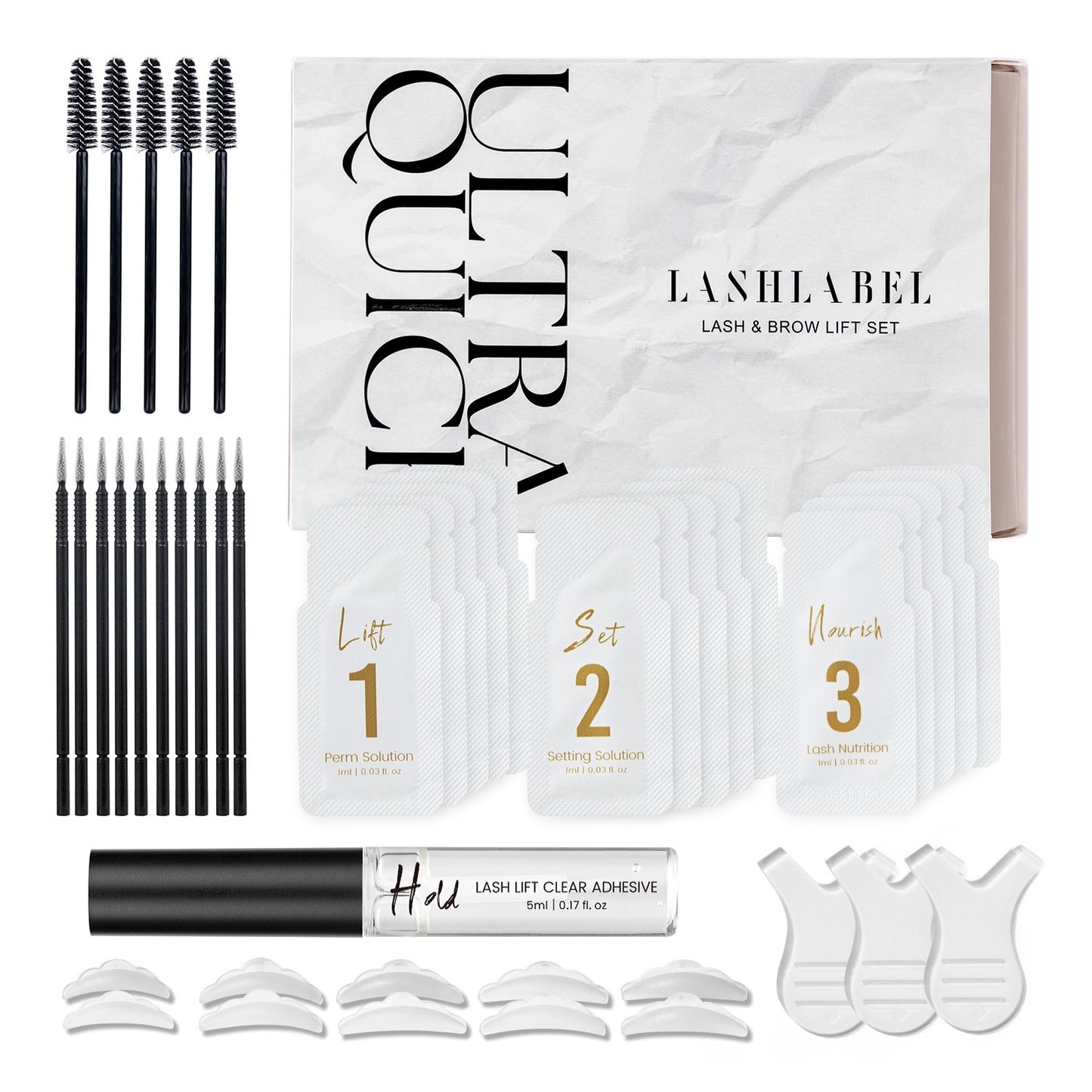 Lash & brow lift set - ULTRA QUICK