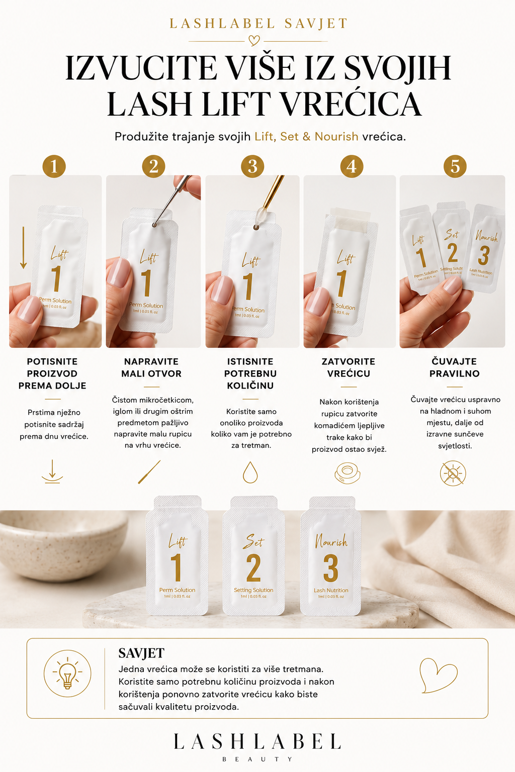 Lash & brow lift set - ULTRA QUICK