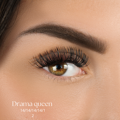 DIY Lashes - DRAMA QUEEN - 10,12,14mm